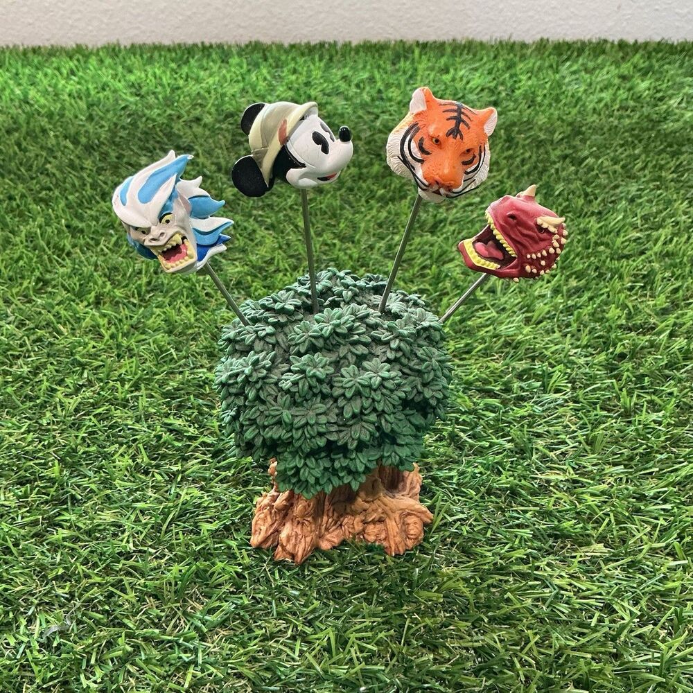 Disney Parks Character Tree Photo Memo Holder Mickey Tiger Dragon Dinosaur 5”